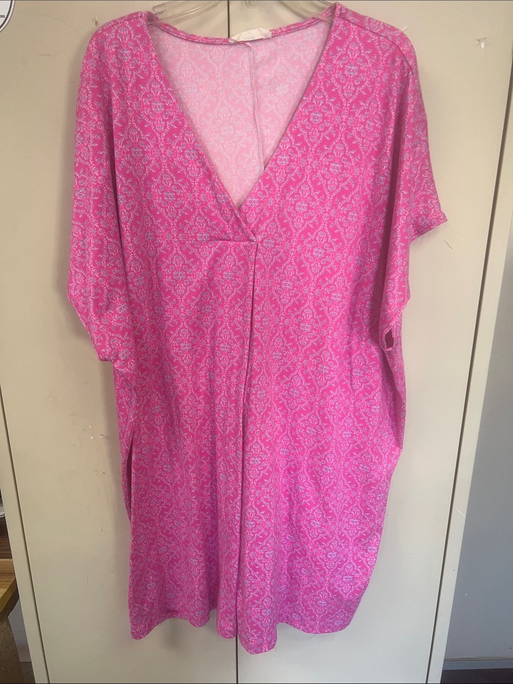 Entry  Floral-Print V-Neck Tunic